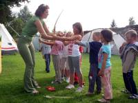 Letní tábor pro předškoláky  - učíme se střílet z luku