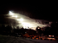Večerní lyžování - skiareál Kašperské Hory