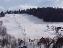 Zimní Dovolená s dětmi na horách na Šumavě - lyžování